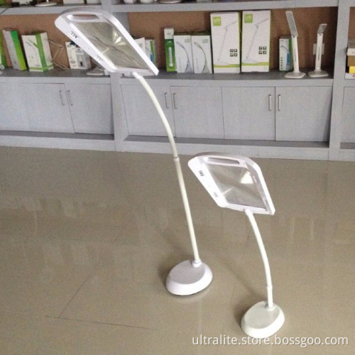 Smart Eye-care Flexible Gooseneck 5X Magnifying Led Reading Lamp